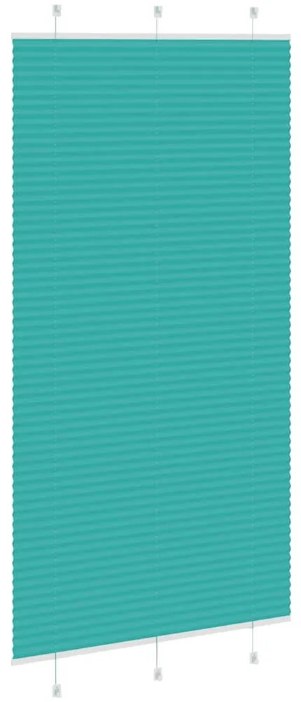 pliszírozott redőny Benzinzöld 110x200 cm szövetszélesség