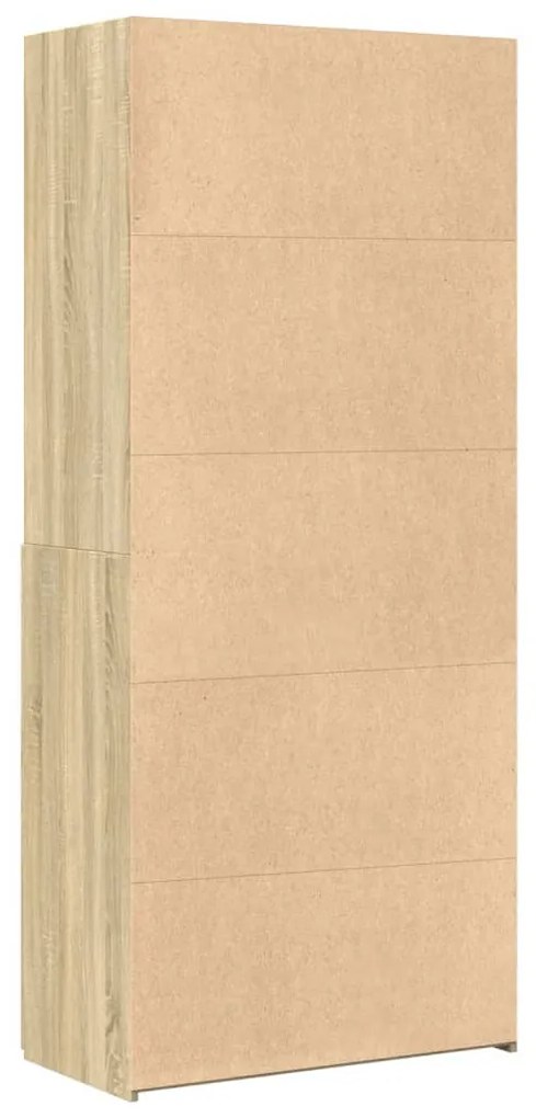 sonoma tölgy szerelt fa magasszekrény 80 x 42,5 x 185 cm