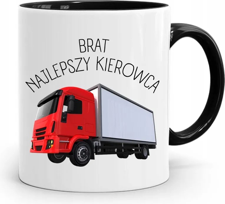 Bögre Fekete Ajándék Testvérnek Legjobb Sofőr fényképes nyomattal