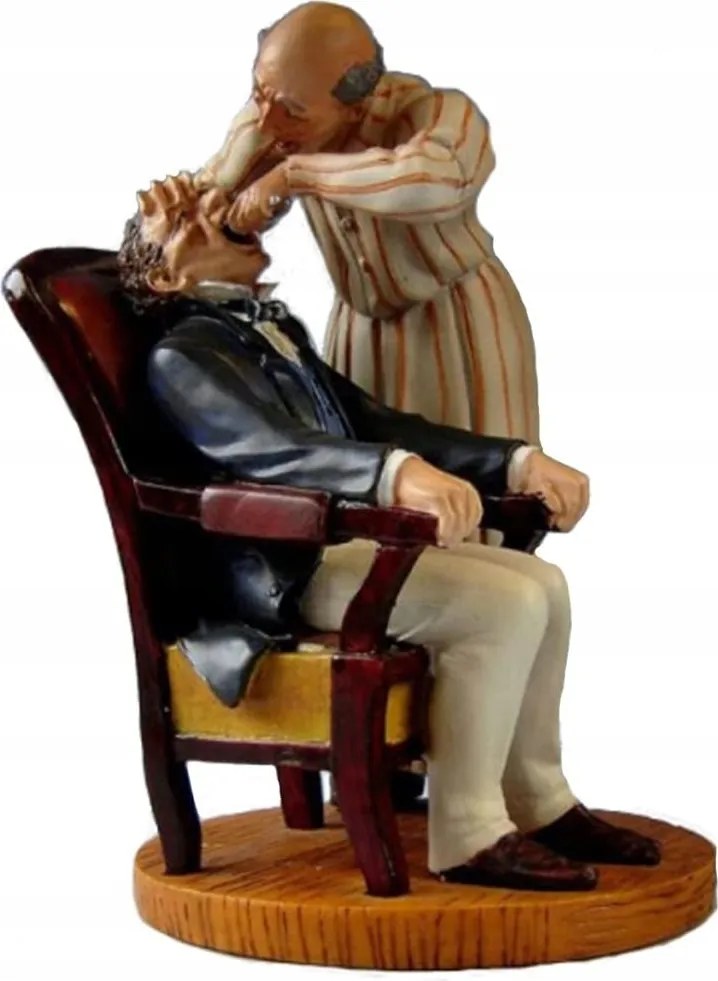 Parastone Figura Fogorvos és beteg Honore Daumier szerint 23 cm