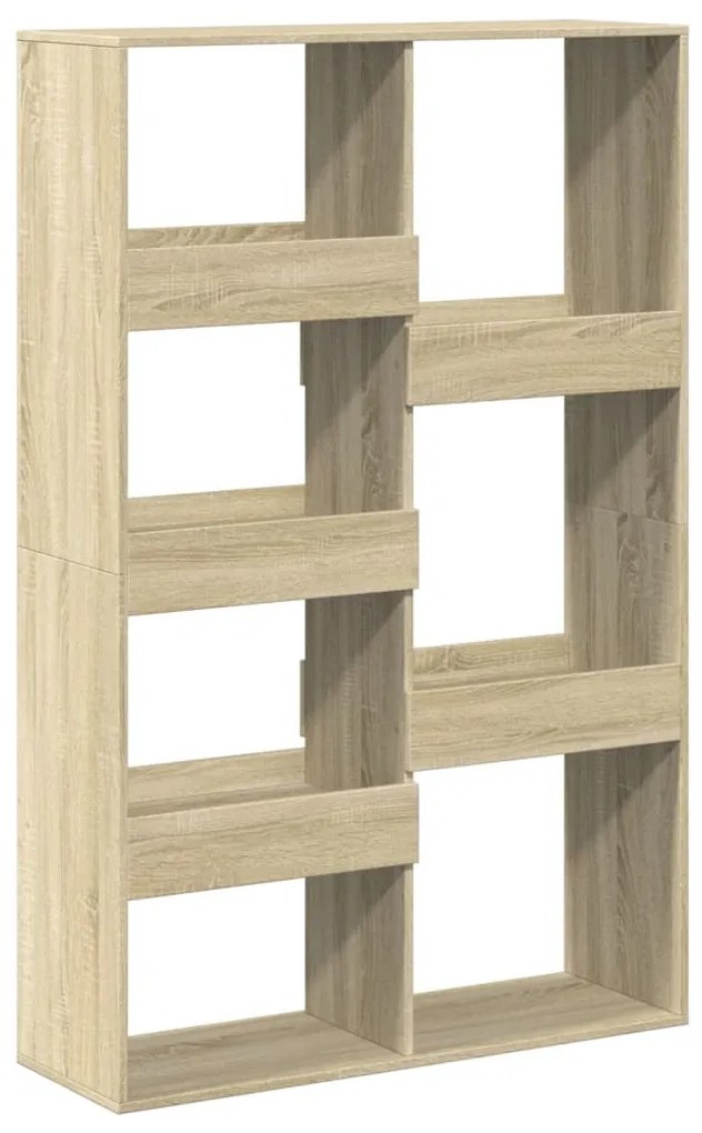 sonoma tölgy színű szerelt fa könyvespolc 100 x 33 x 155,5 cm