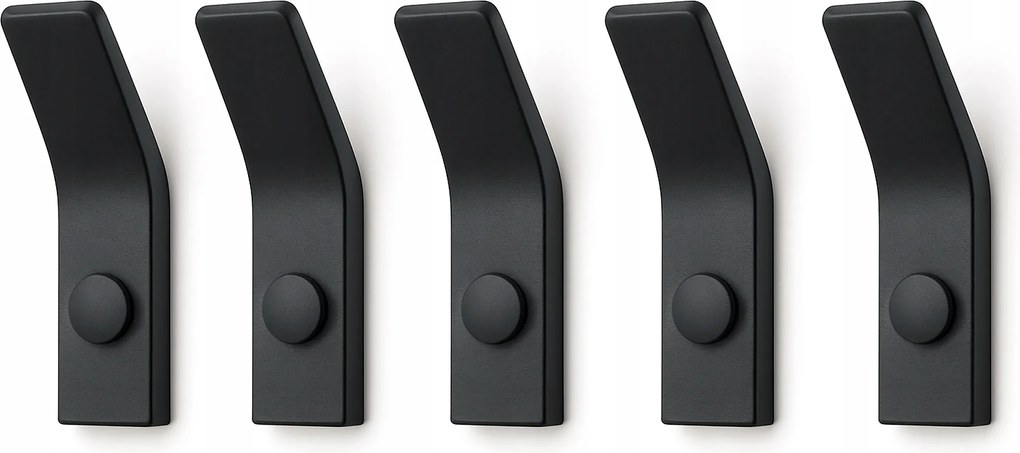 5 db Fali ruhaakasztó fém akasztó szilárd lamellákhoz