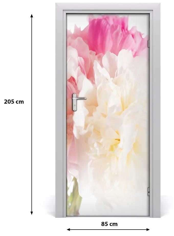 Poszter tapéta ajtóra Pünkösdi rózsa 75x205 cm
