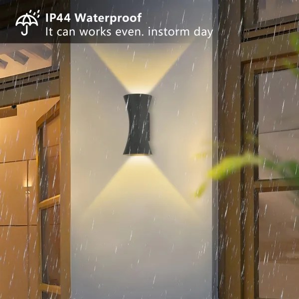 Brilagi - LED kültéri fali lámpa BICON LED/10W/230V antracit IP44