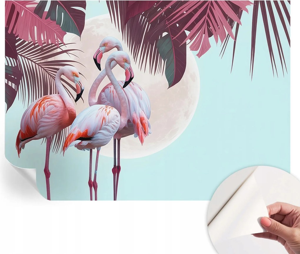 Dekoratív Öntapadós Tapéta Divatos Minták Egzotikus madarak 312x219 cm