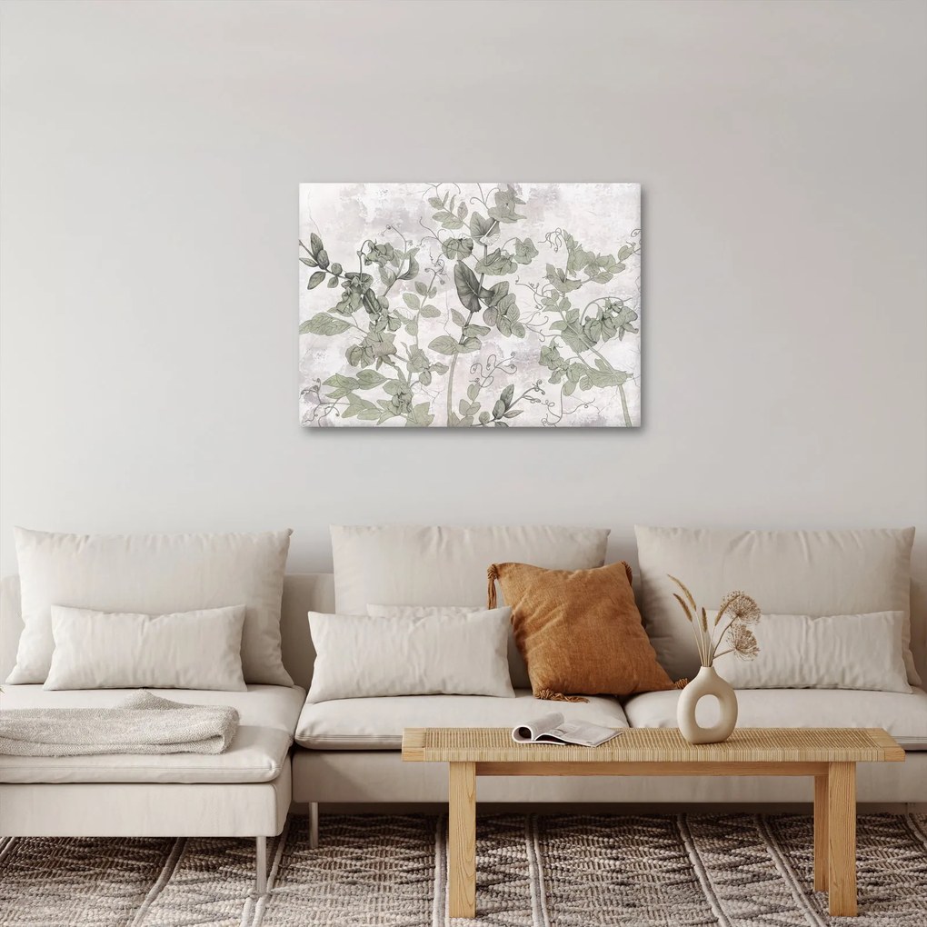 Kép - Növények vakolatban (70x50 cm)