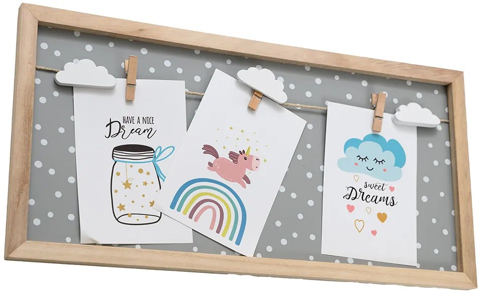 Fa képkeret CLOUD 40 cm