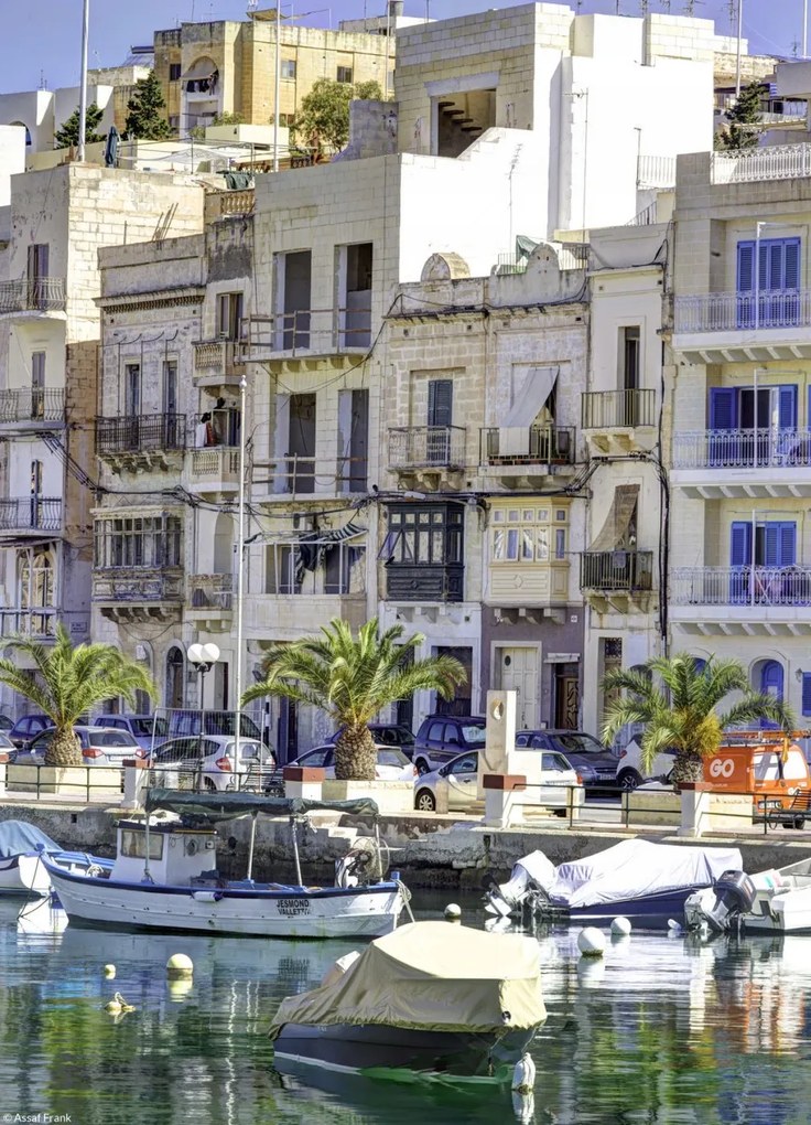 Poszter 20,5x28,4cm Marina in Senglea, Assaf Frank