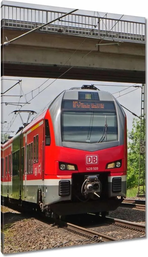 Vászonkép 80x120 Vasút Vonatok Sínek