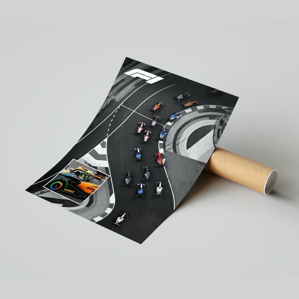 Poszter Formula 1 50x70 cm Ajándék ötlet