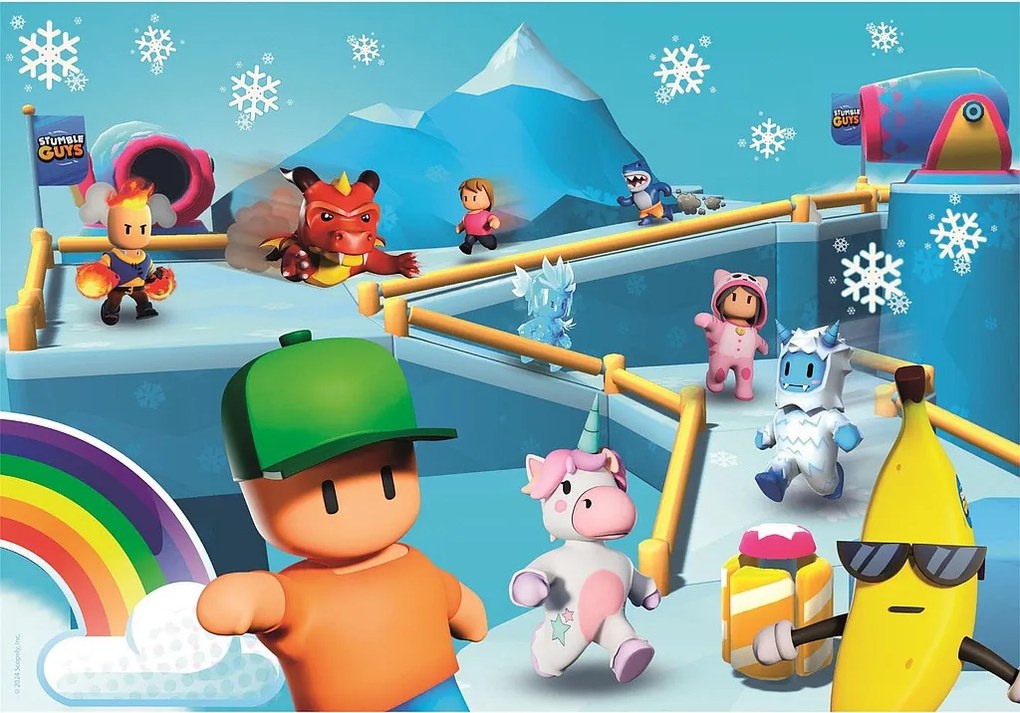 Stumble Guys Rainbow 180 db-os puzzle Clementoni
