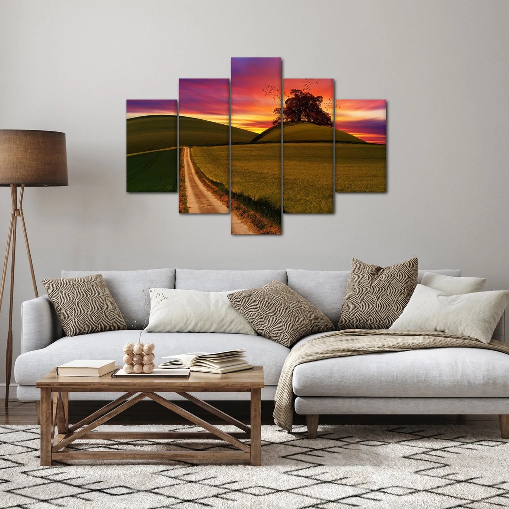 Mezei naplemente képe (150x105 cm)
