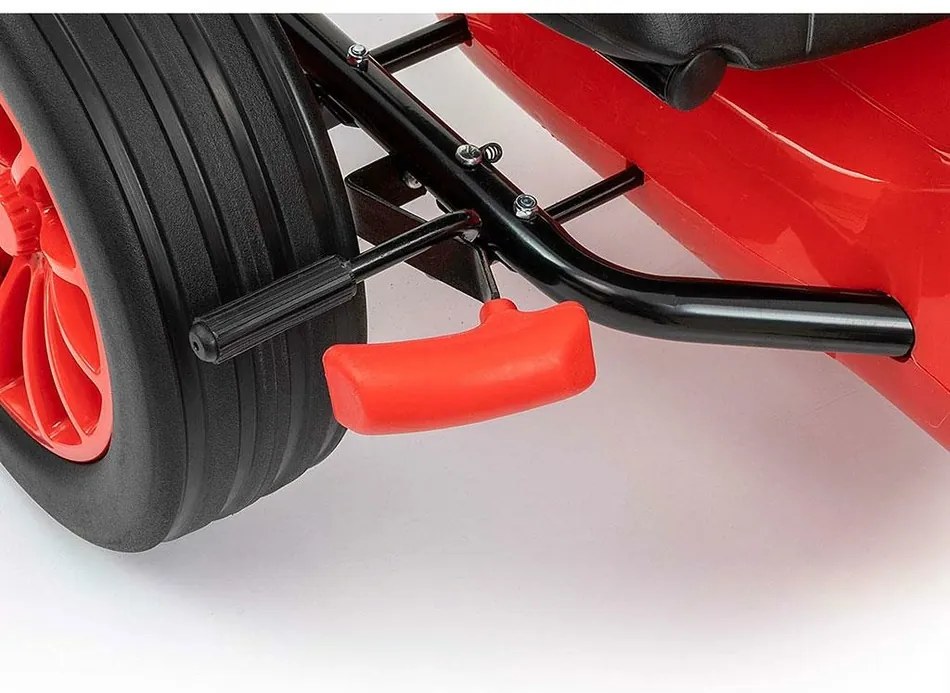 Milly Mally Quadricycle gokart rakéta, piros