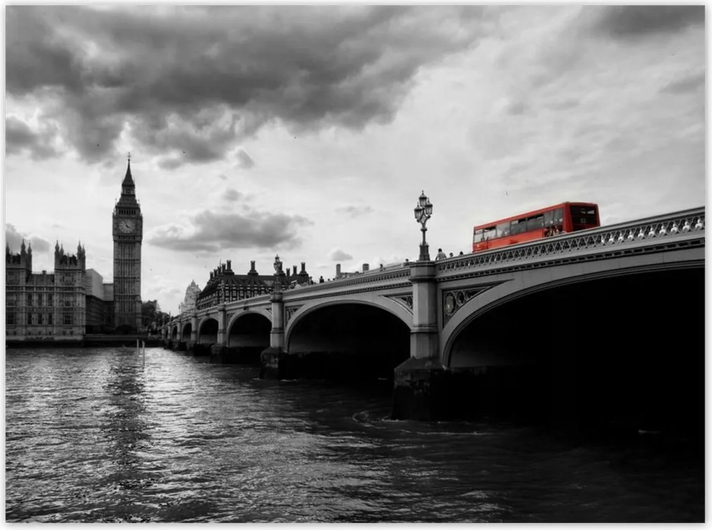 Poszterek 135x100 Big Ben híd Anglia