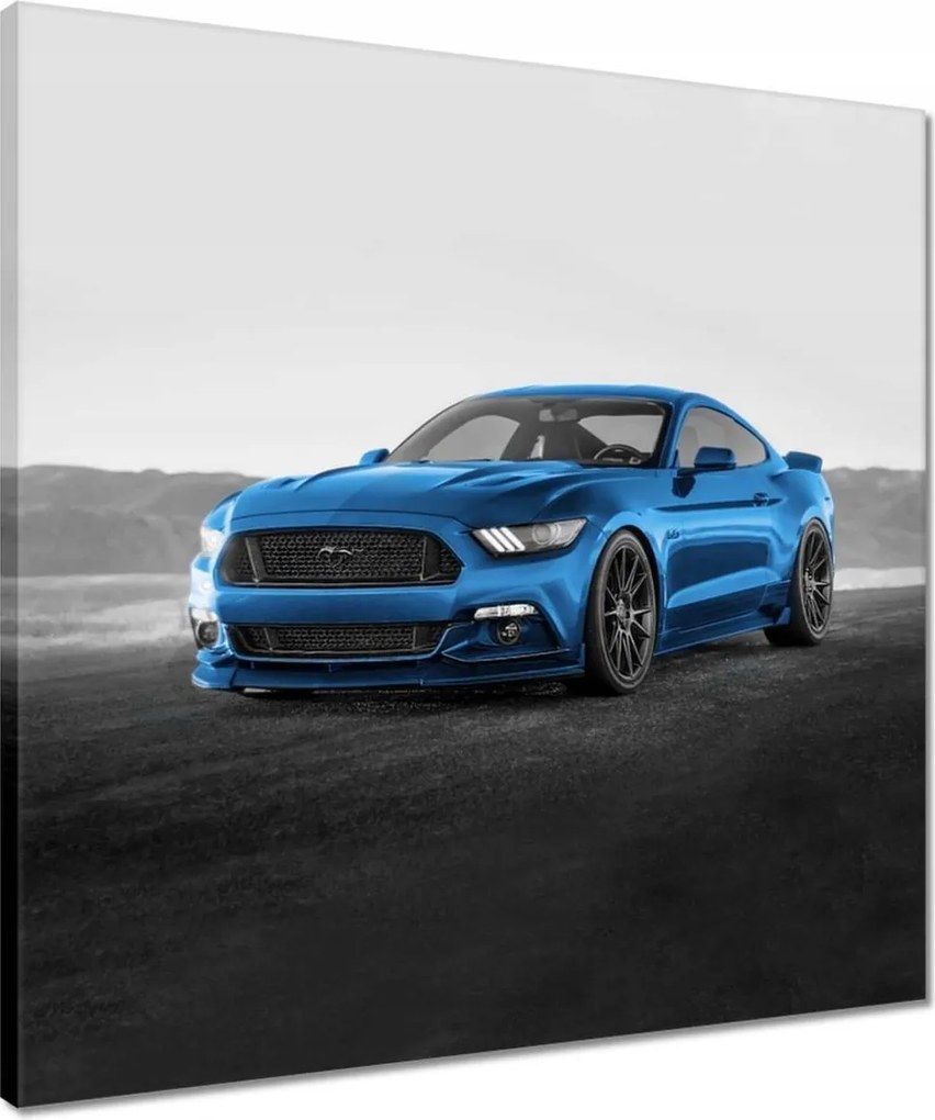 Vászonkép 50x50 Kék Ford Mustang