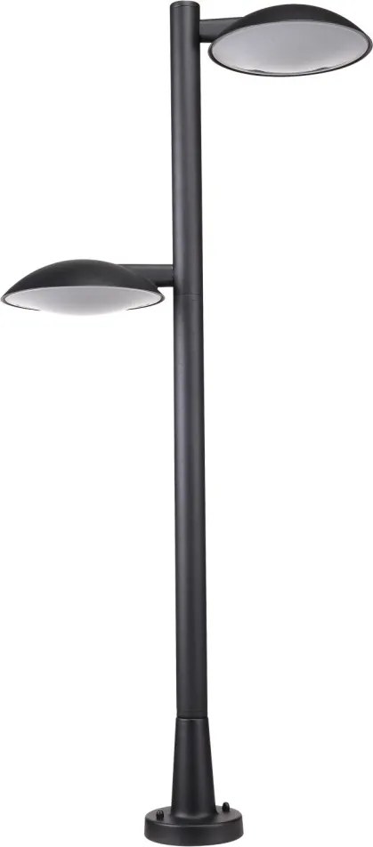 ITALUX 669150-BK-9 PIOMBINO Modern Kültéri Állólámpa Fekete LED IP44