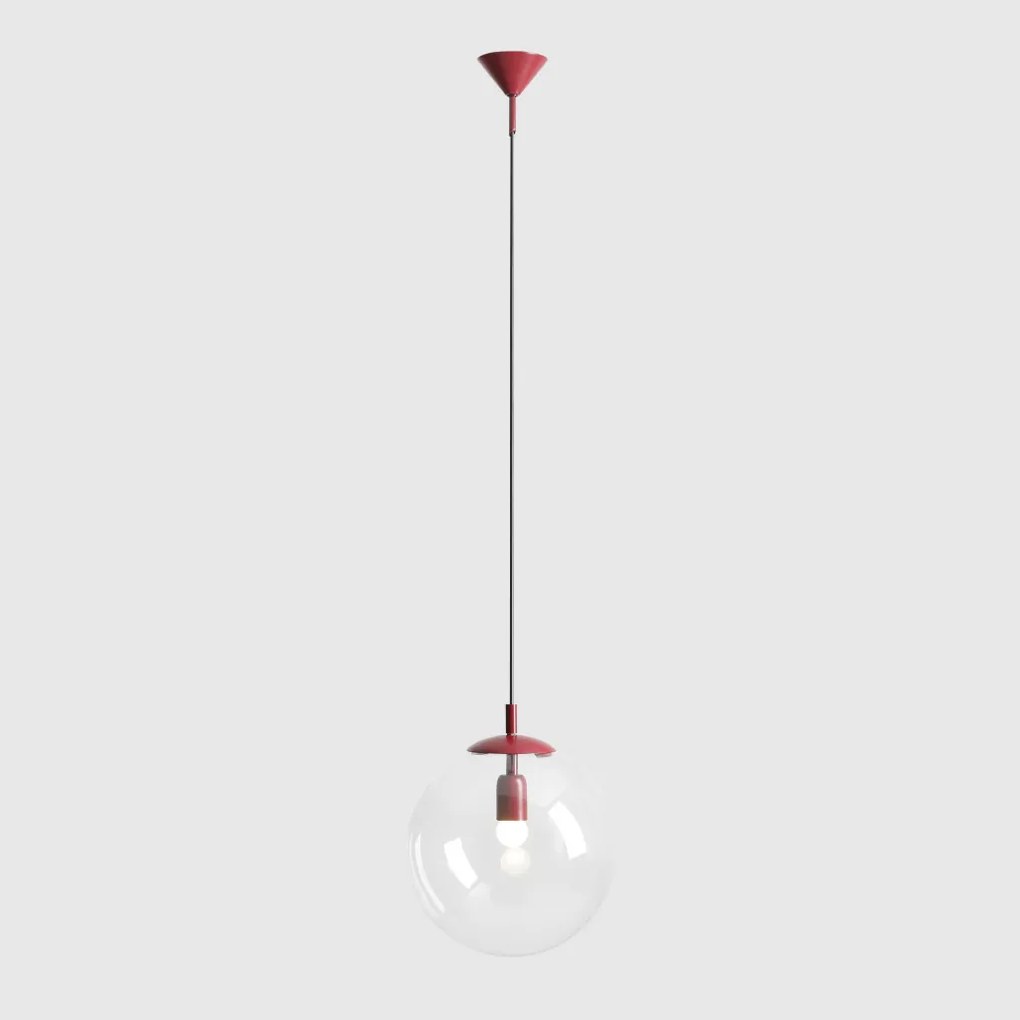 ALDEX 562G15 GLOBE Modern Függesztett Lámpa Piros E27 IP20