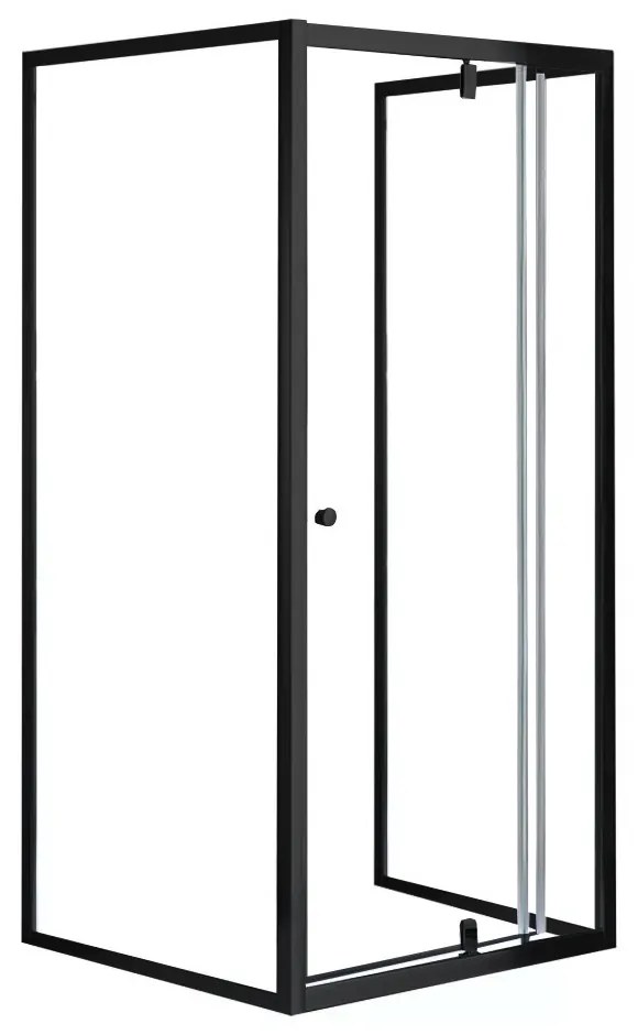 Flexi 90x90 cm falsíkra szerelhető szögletes zuhanykabin zuhanytálca nélkül