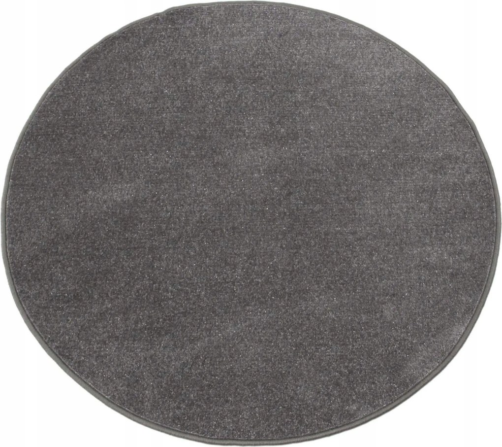 Gloss Szőnyeg Kerek 200 Ezüst Szál Fényes Ezüst
