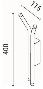 LED Fali lámpa LED/10W/230V 3000K