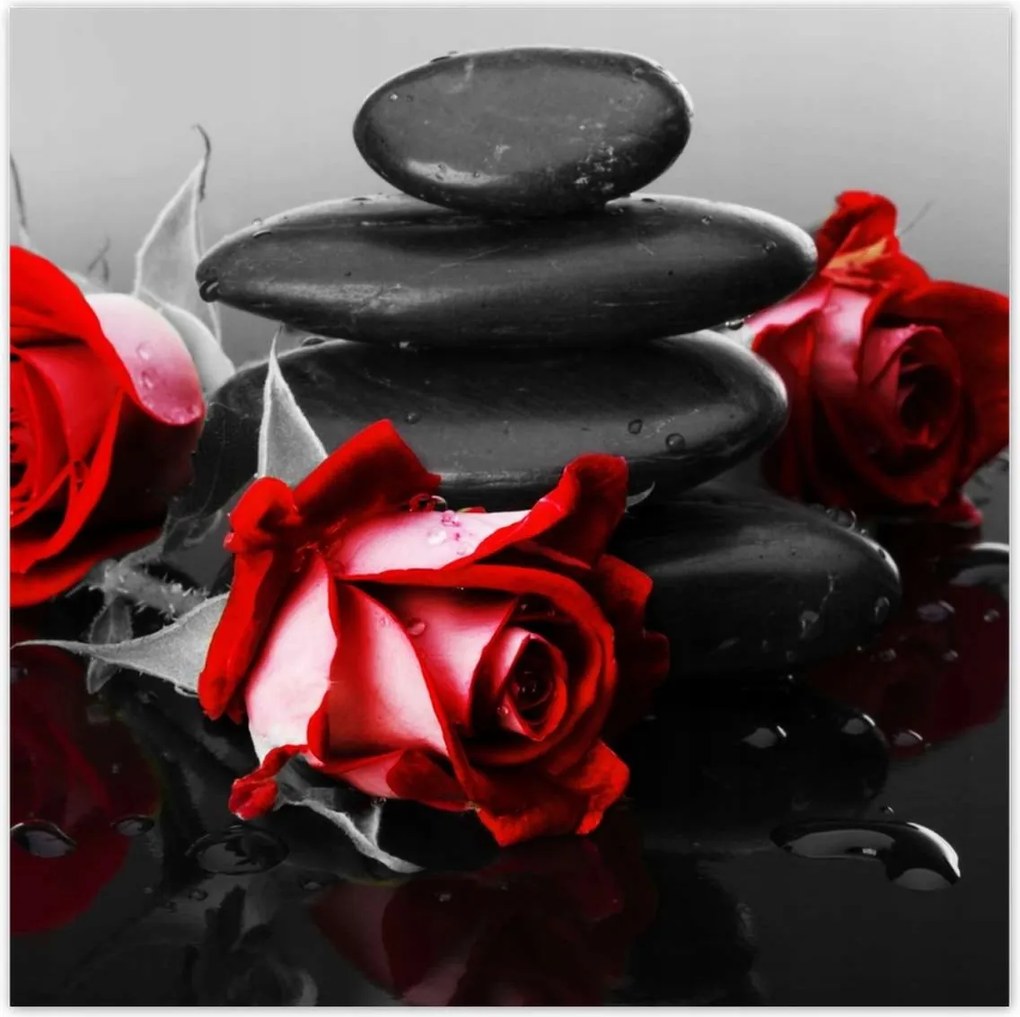 Poszterek 50x50 Rózsák Neki Valentin napra