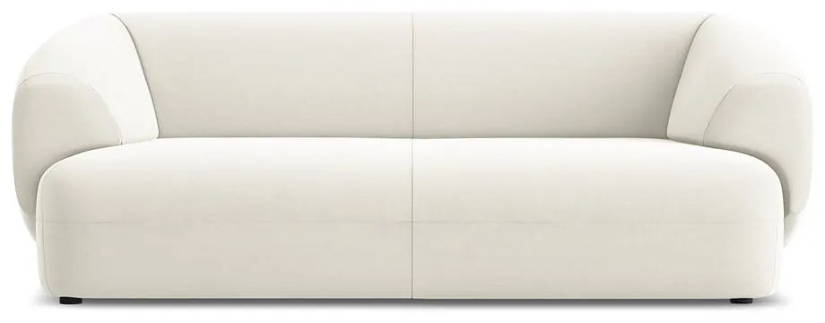 Fehér bársony kanapé 212 cm Moana – Makamii