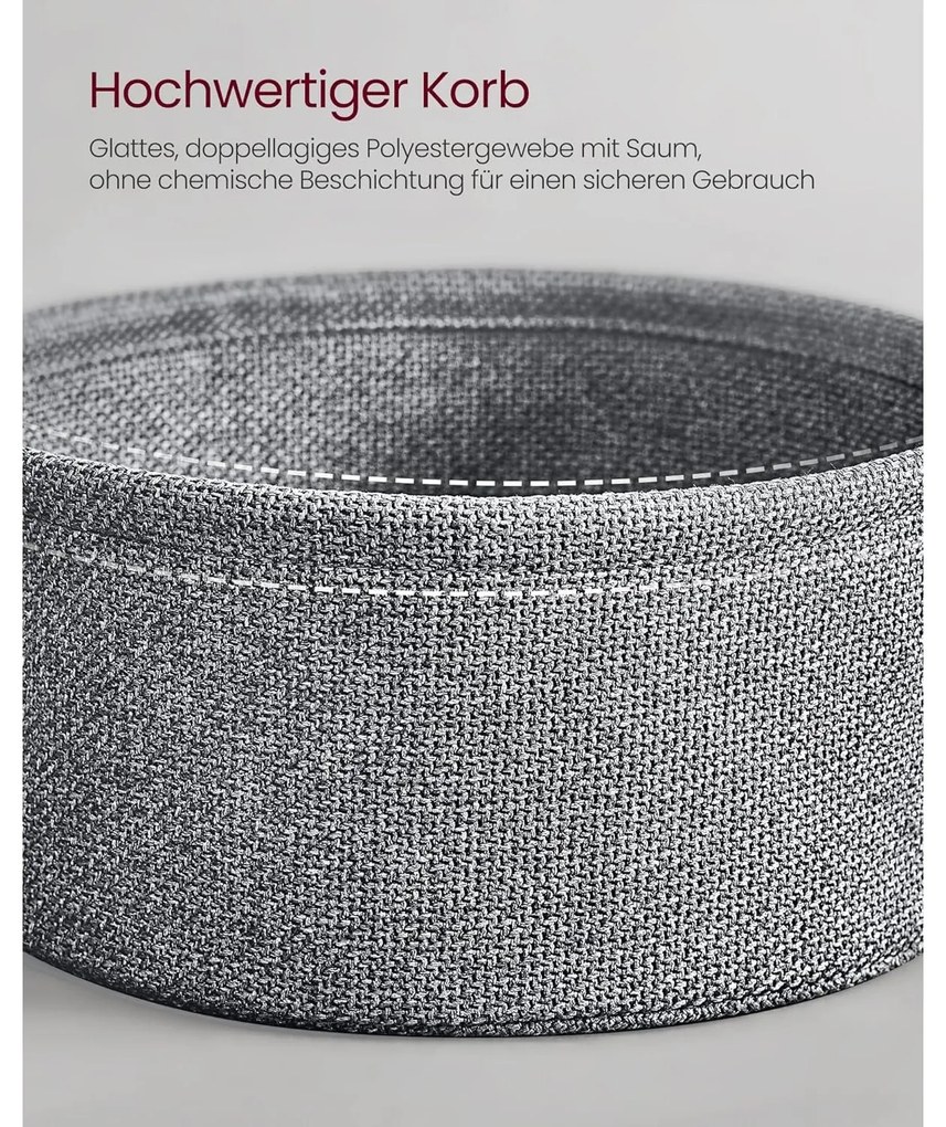 Kerek dohányzóasztal usb töltő porttal, kis asztal aljzattal, szürke-palaszürke