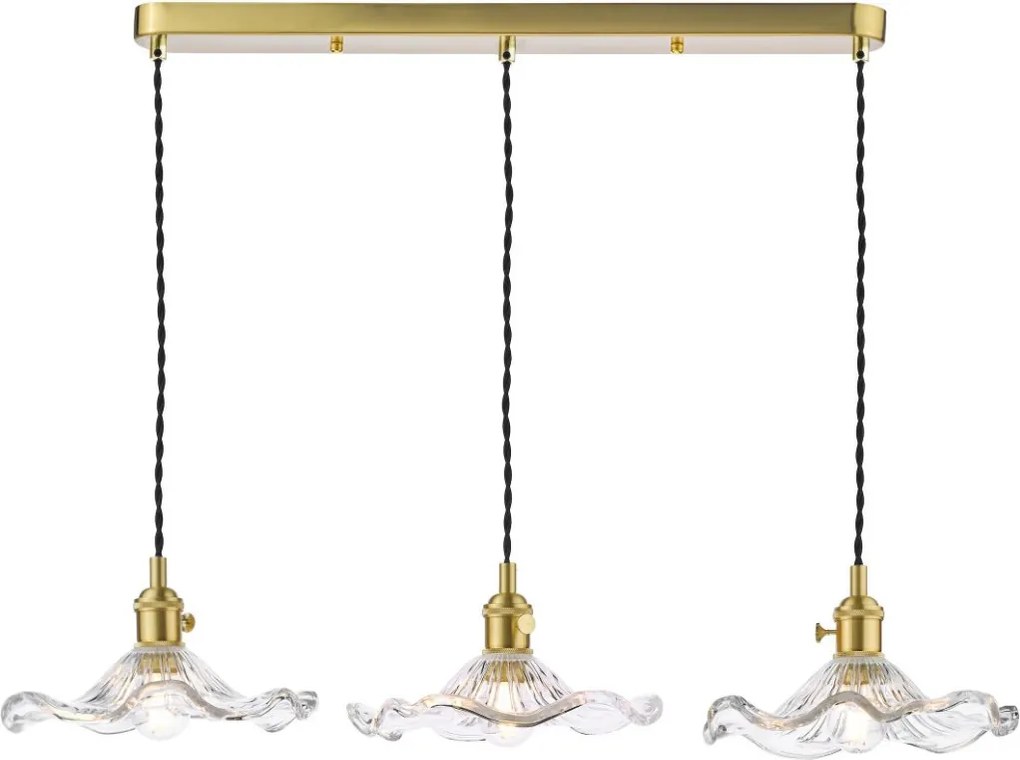 Dar Lighting Hadano HAD3640-12 Függőlámpa 3x40w/e14 ip20