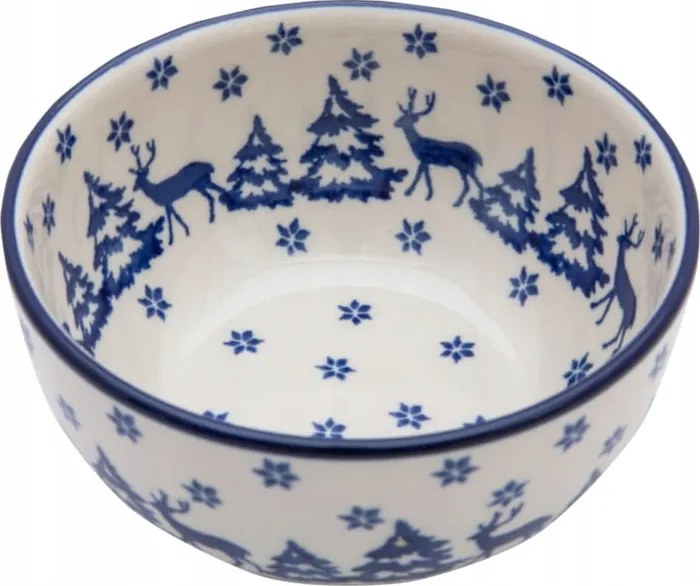 Levesestál 14 cm Boleszláv karácsonyfa rénszarvas