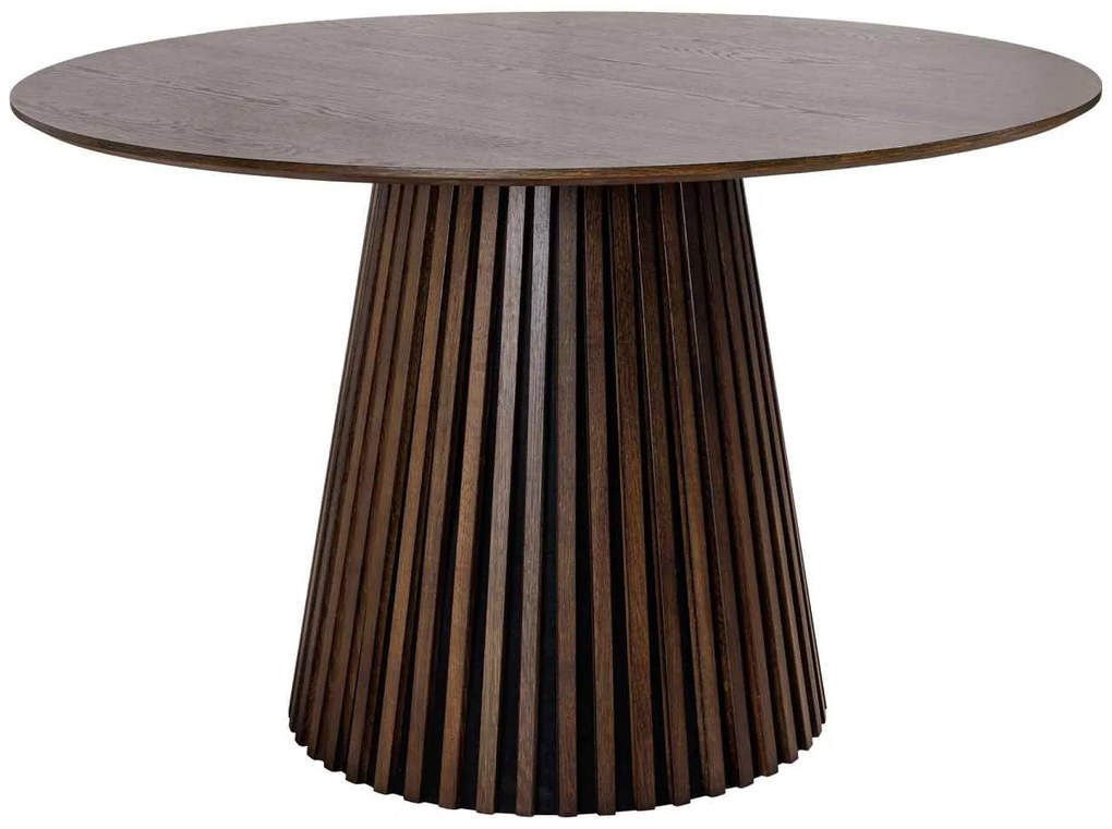 Design étkezőasztal Wadeline 120 cm sötét tölgy