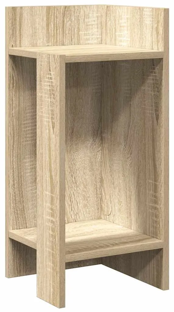 2 db sonoma tölgy kisasztal polccal 25,5 x 27 x 60 cm