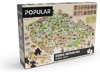 Popular puzzle Csehország térképe, 160 darab