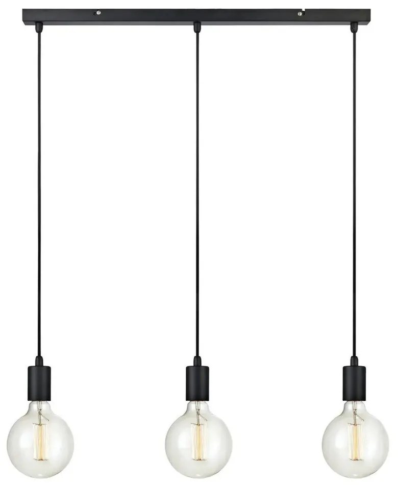 Sky Three fekete mennyezeti függőlámpa - Markslöjd