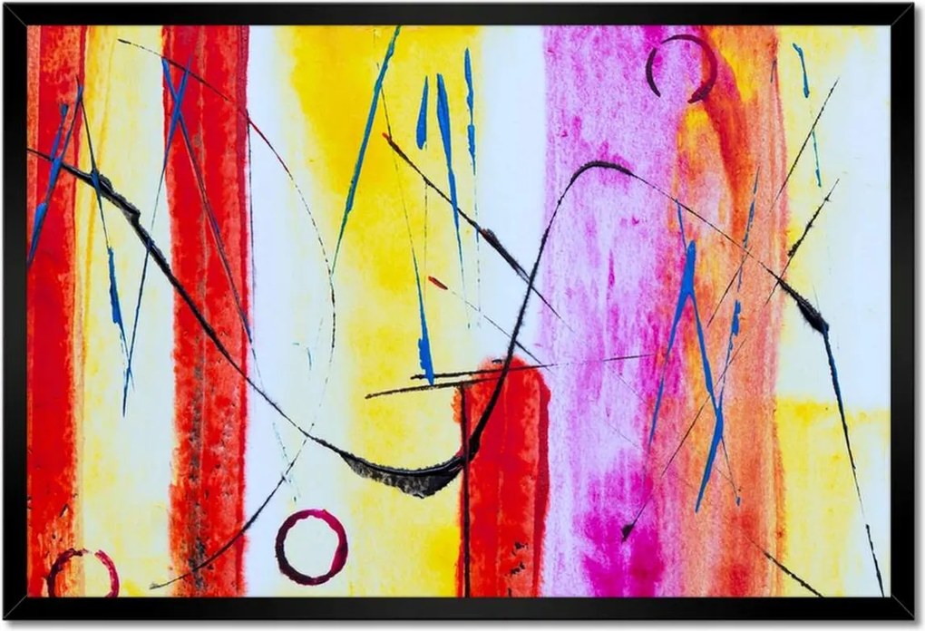 Poszterek keretben 60x40 Absztrakt Már megint ez