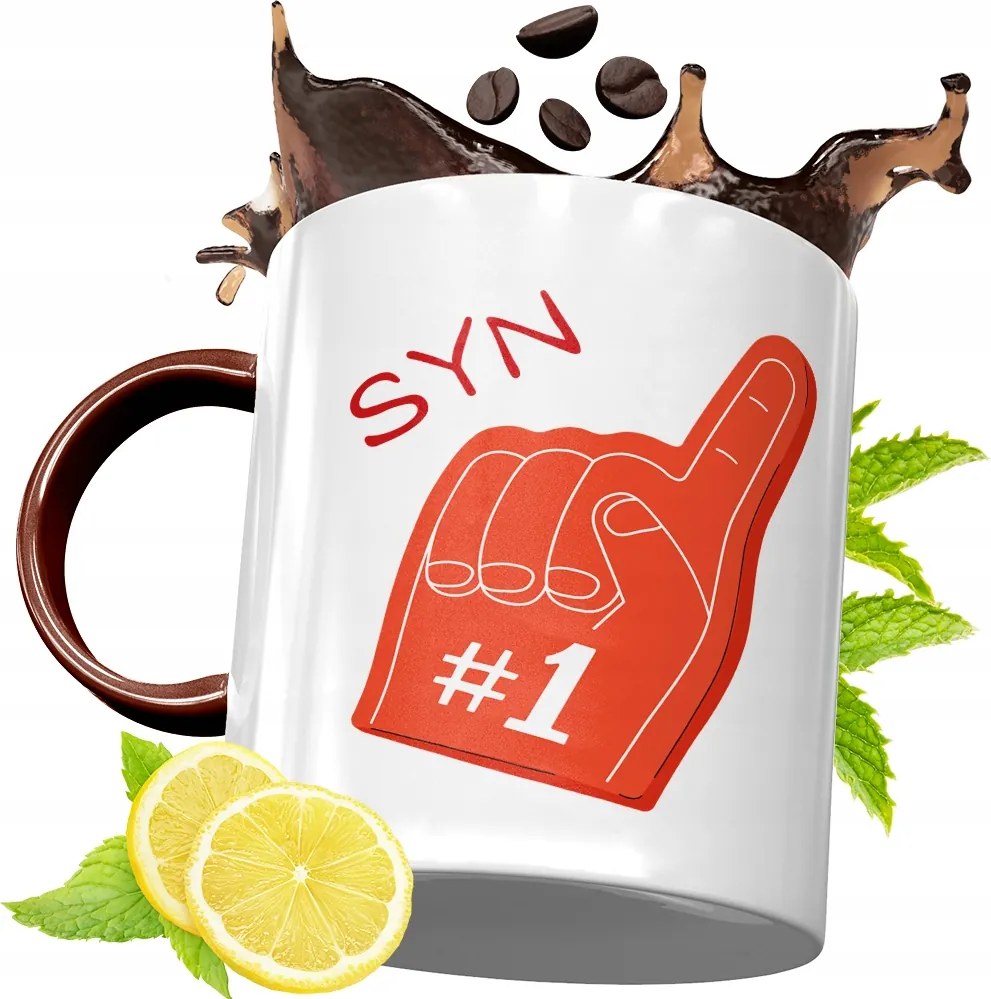 Bordó Bögre Fiúnak Születésnapi Ajándék fényképes nyomtatással