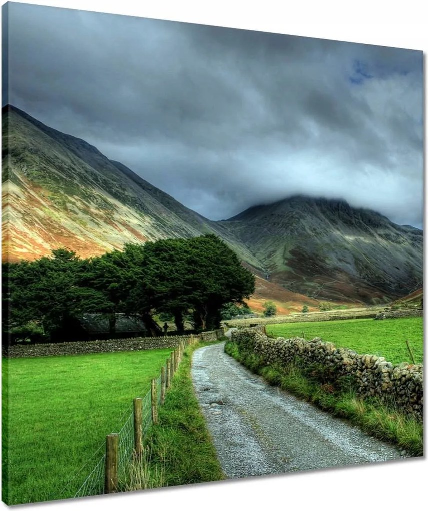 Vászonkép 60x60 Ír táj