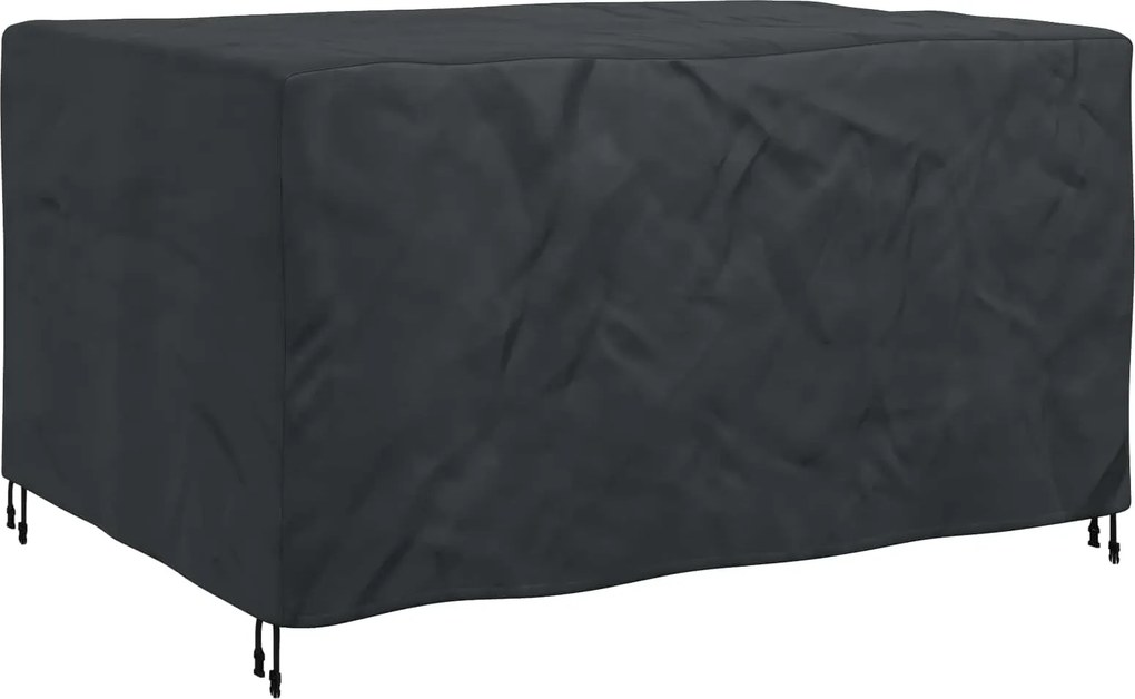 vidaXL Bútor takaró Egyszínű Fekete 180 x 120 x 74 cm 210D