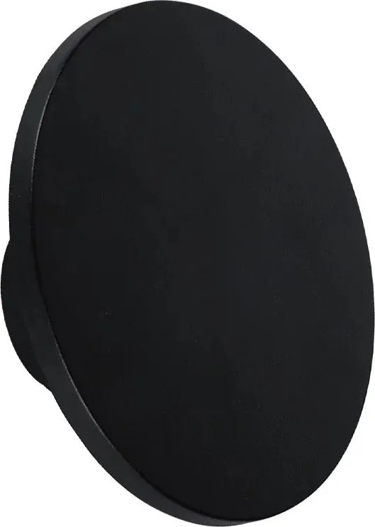 Kültéri kerti fali lámpa Led kerek fekete 3000K IP65 V-tac
