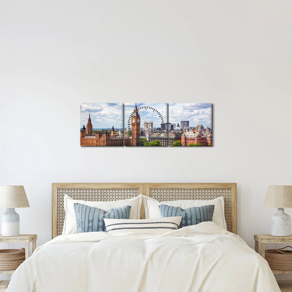 Kép - Big Ben (órával) (90x30 cm)