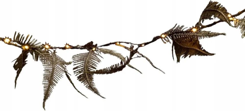 Beltéri fényfüzér, növényi motívum, Led