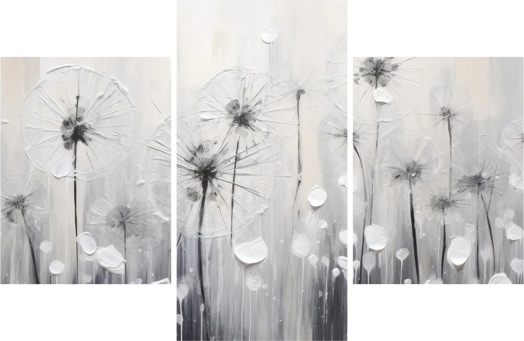 Kép - Pitypang, festés (90x60 cm)