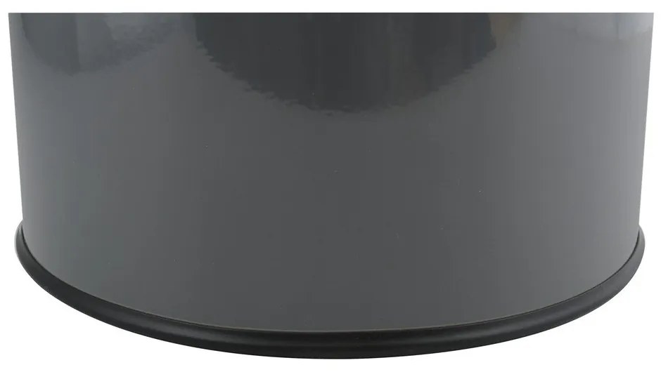 Sötétszürke acél érintésre nyíló szemetes 30 l – MSV