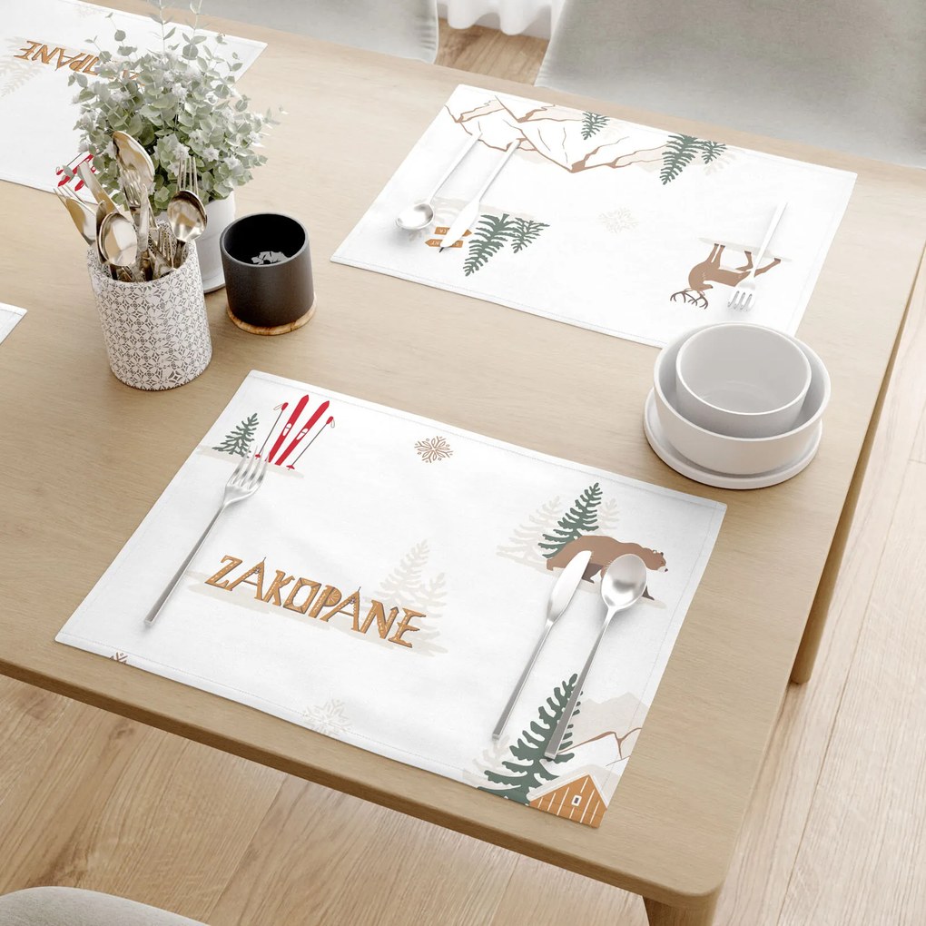 Goldea pamut reggeliző alátét - zakopane - 2db 30 x 40 cm