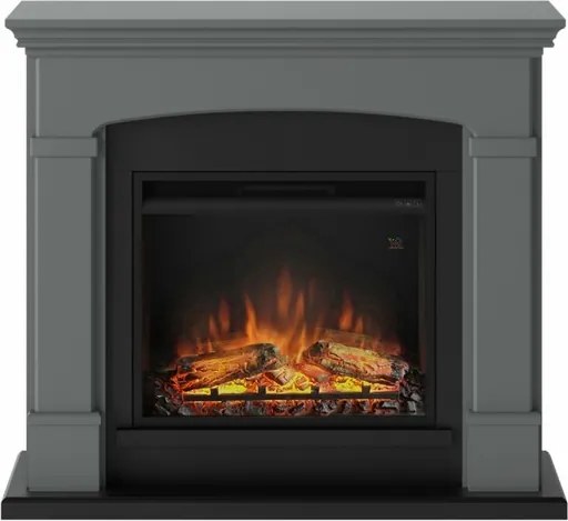 Helmi Elektromos kandalló tűztérrel 23", Szilárd szürke