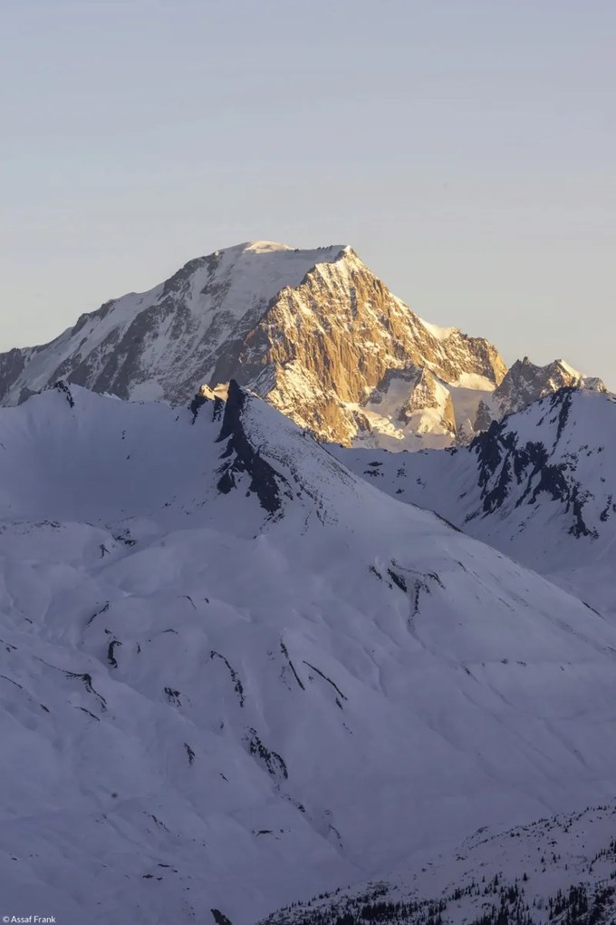 Poszter 20x30cm Alpok, Mont Blanc, Assaf Frank