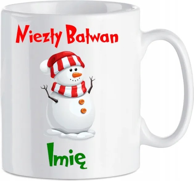 Bögre Személyre szabott Hóember Név