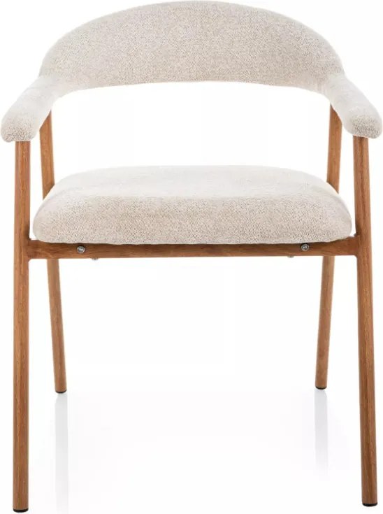 Lagos D Raven étkezőszék világosbézs/tölgy