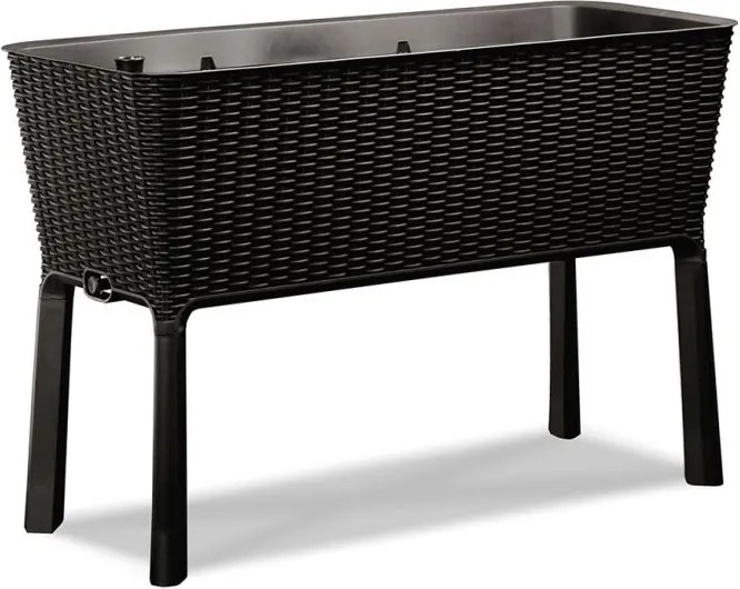 CURVER Virágcserép műrattan EASY GROW Barna