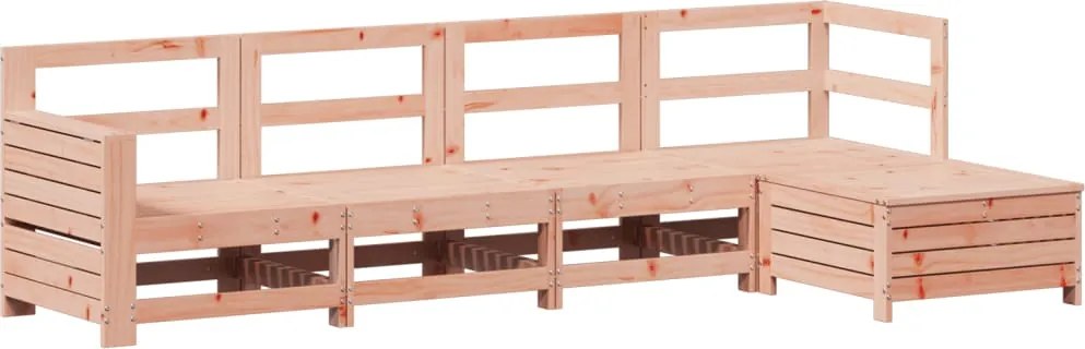 vidaXL 5 részes tömör duglászfenyő kerti kanapészett