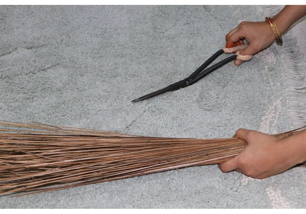 Mentazöld pamut gyerek játszószőnyeg 90x130 cm Waves – Lorena Canals